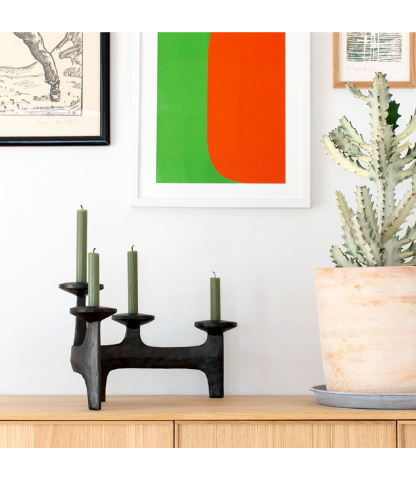 Nedre Foss  Nedre Foss Nunatak Candle Holder cast iron