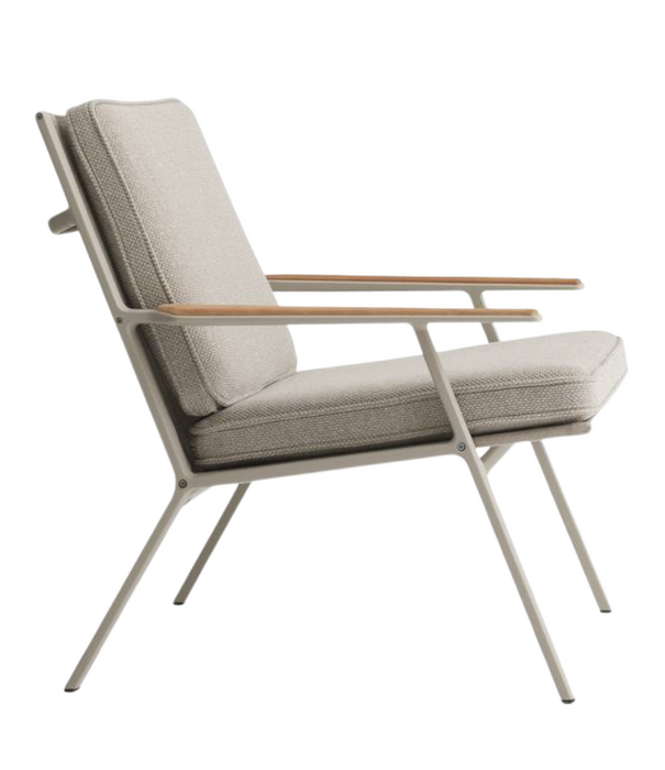 Vipp  Vipp 713 Outdoor Lounge Stoel Meadow, light grey