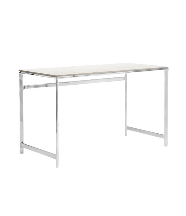 Vipp  Vipp 430 Studio Desk chrome, ocean grey marble