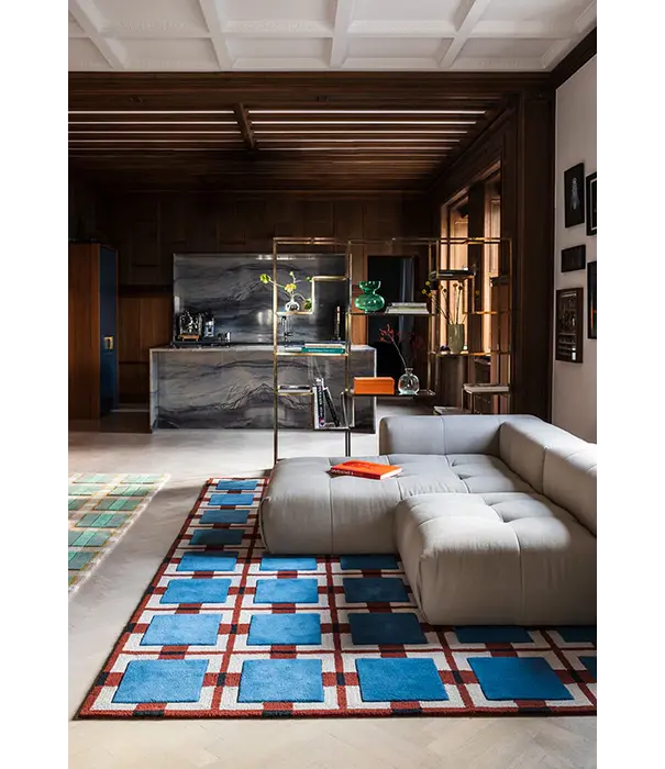 Layered  Layered Evelina Kroon Berry Rain Rug