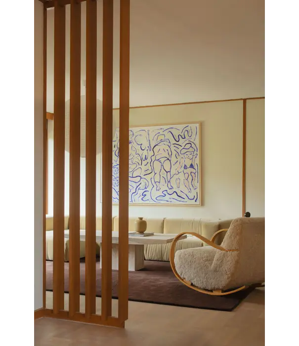 Layered  Layered Classic Solid Wol Vloerkleed Chicory Coffee