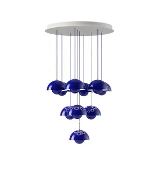 Flowerpot VP10 Chandelier 10 Pendants