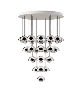 Flowerpot VP10 Chandelier 31 Pendants
