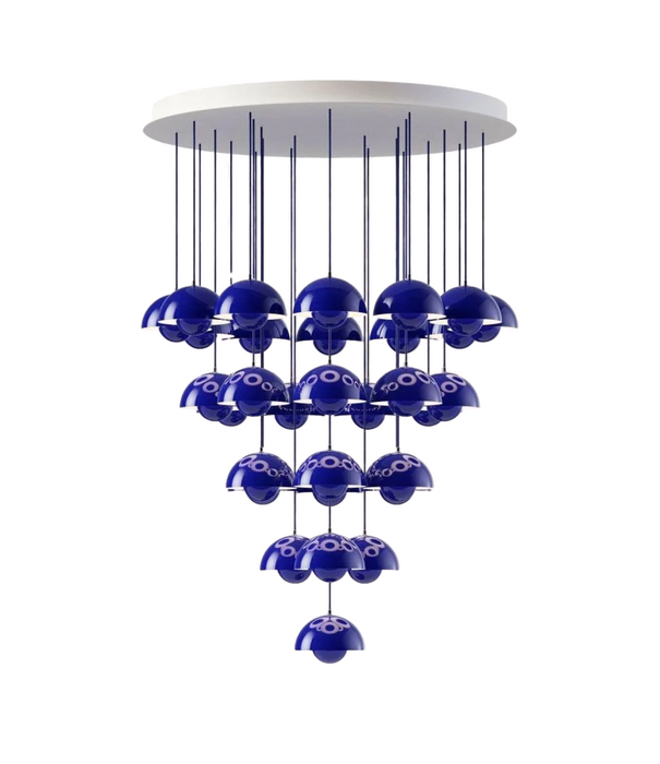 &Tradition Flowerpot VP10 Chandelier 31 Pendants
