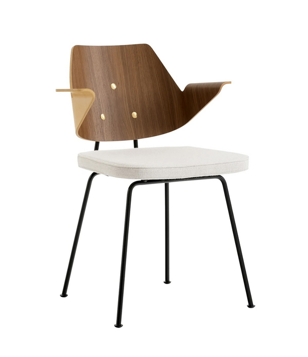 &Tradition &Tradition RFH RD7 armchair beech / walnut, walnut and beech veneer