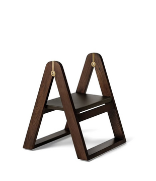 Reech Low Step Stool, dark ash