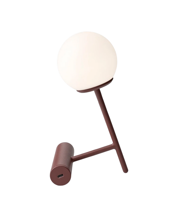 Audo Audo Copenhagen Phare Table Lamp burned red