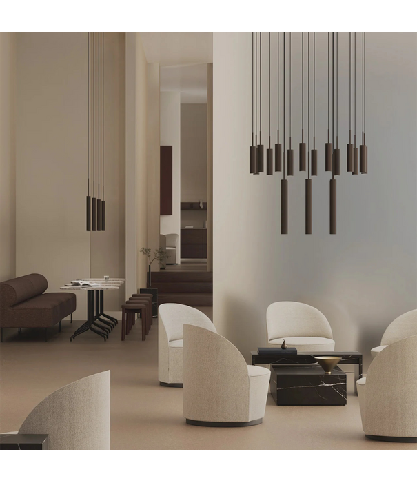 Audo Audo Copenhagen Tubulaire Chandelier 6