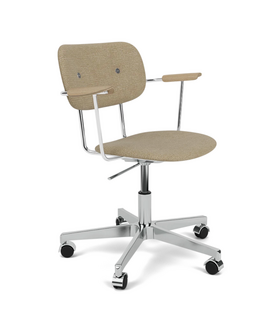 Audo Co Task Chair upholstered, swivel aluminium base