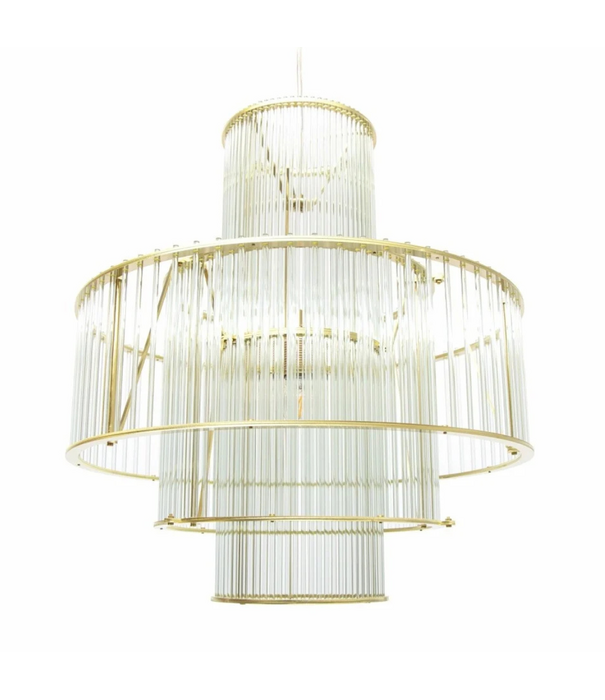 Piet Hein Eek Piet Hein Eek Cut Glass Chandelier 100cm