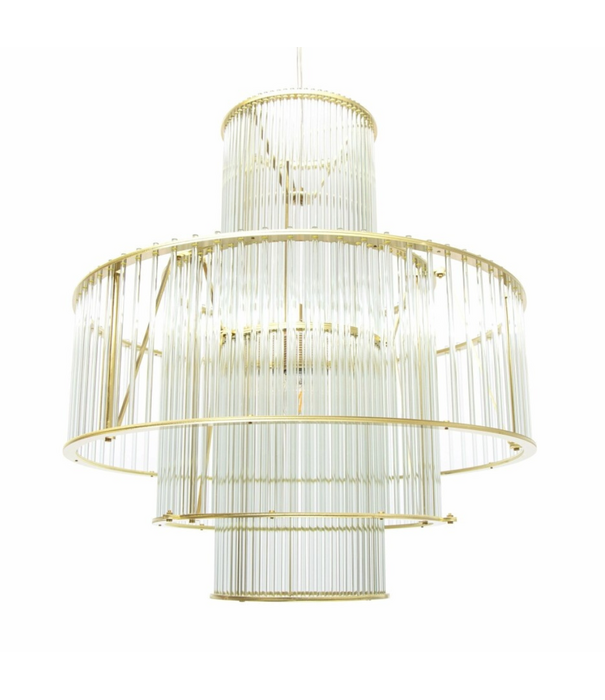 Piet Hein Eek Piet Hein Eek Cut Glass Chandelier 120cm