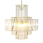 Piet Hein Eek Cut Glass Chandelier 120cm