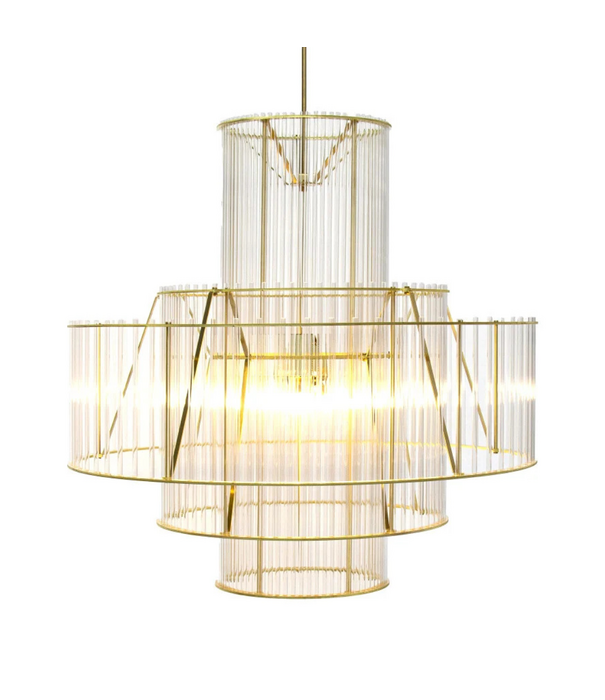 Piet Hein Eek Piet Hein Eek Cut Glass Chandelier 120cm