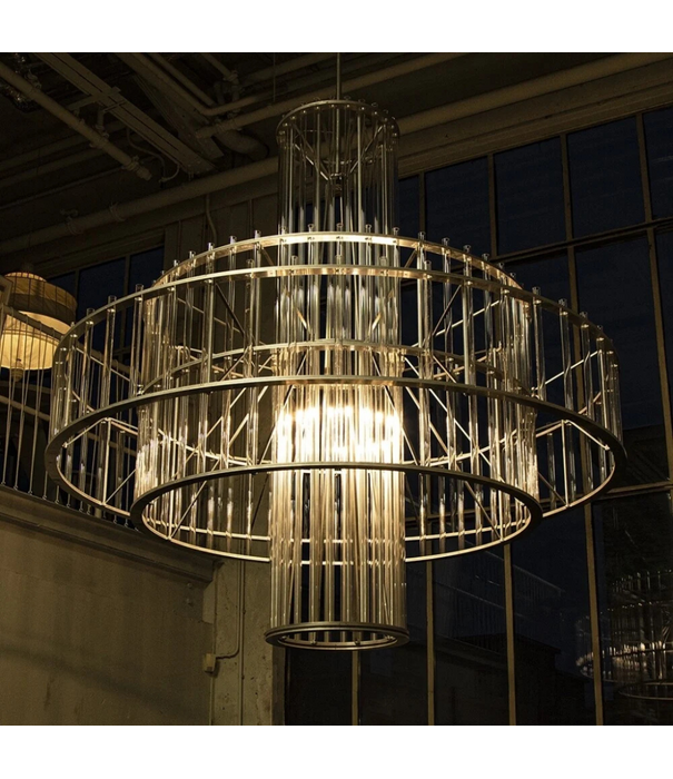 Piet Hein Eek Piet Hein Eek Cut Glass Chandelier - 200cm
