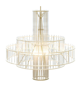 Piet Hein Eek Solid Glass Chandelier Ø200