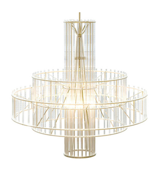 Piet Hein Eek Massief  Glas Kroonluchter Ø200