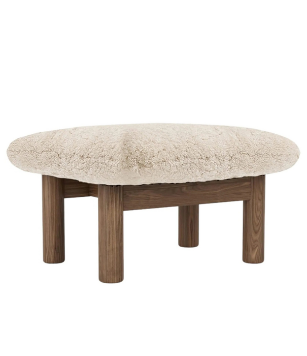 Audo Audo Brasilia Lounge Stoel, lage rug,  schapenvacht nature