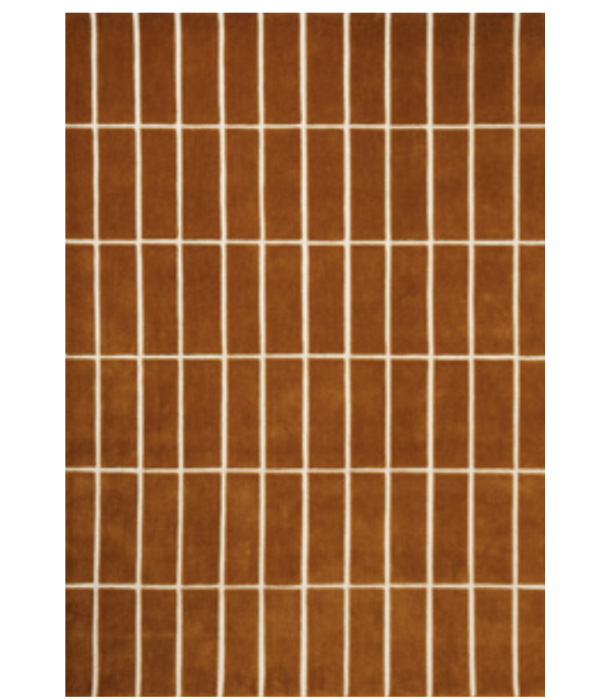 Marimekko Marimekko Tiiliskivi Wool Rug green, handtufted