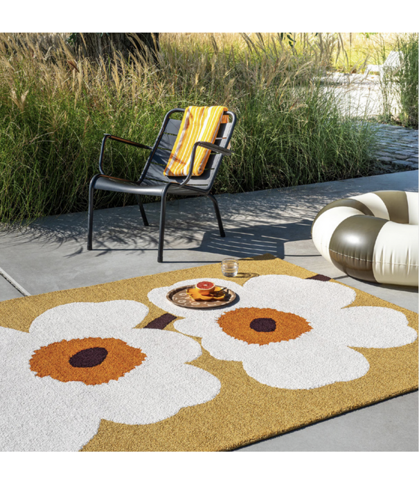 Marimekko Marimekko - Unikko 60th Anniversary Outdoor Rug honey