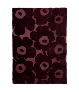 Marimekko Unikko Rug burgundy