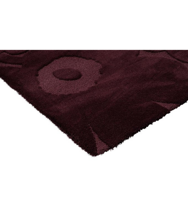 Marimekko Marimekko  Unikko Wool Rug burgundy, tufted