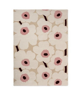 Marimekko Unikko Rug beige pink