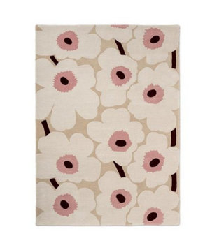 Marimekko Unikko Vloerkleed beige pink