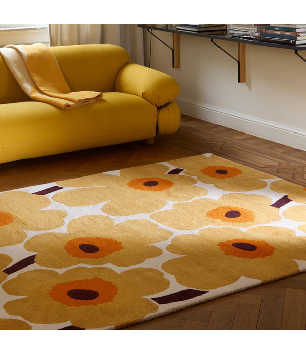 Marimekko Marimekko Unikko Wol Vloerkleed honey, handtufted