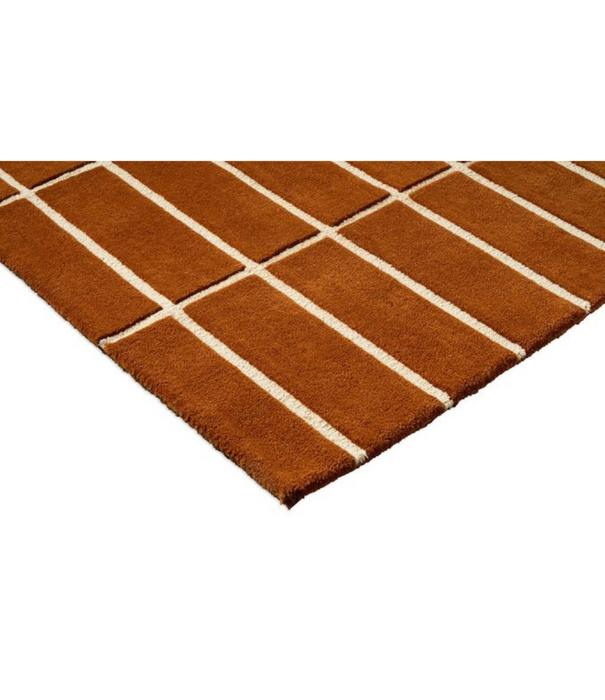 Marimekko Marimekko Tiiliskivi Wool Rug natural brown, handtufted