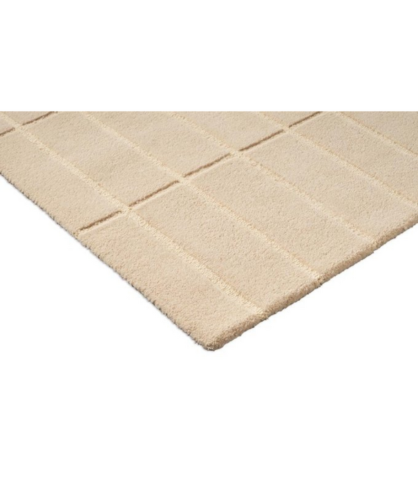 Marimekko Marimekko Tiiliskivi Wool Rug natural white, handtufted