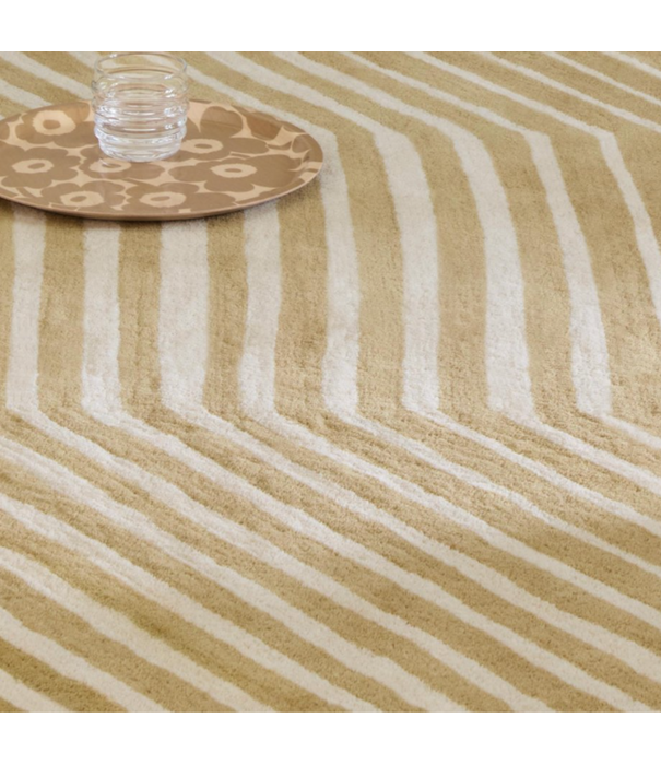 Marimekko Marimekko Kalasääski Wol Vloerkleed greige, handtufted