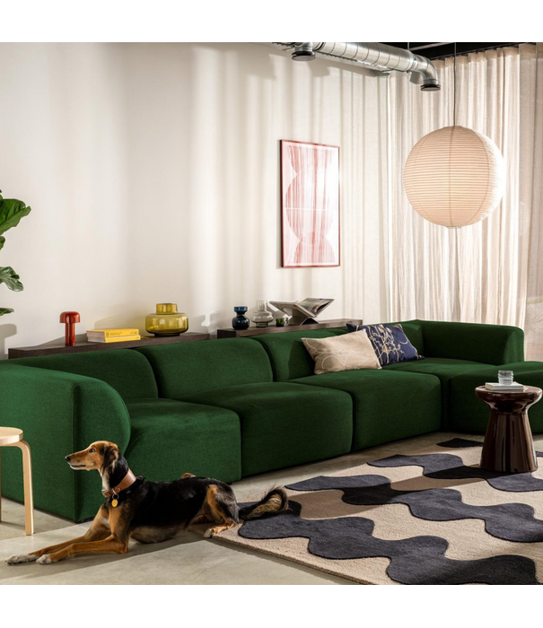 Marimekko Lokki Wol Vloerkleed black handtufted