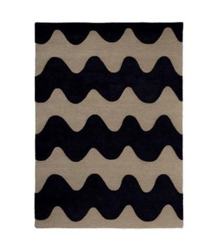 Marimekko Lokki Vloerkleed black