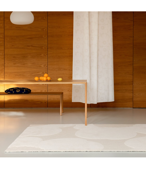Marimekko Marimekko  Iso Unikko Wool Rug natural white, tufted