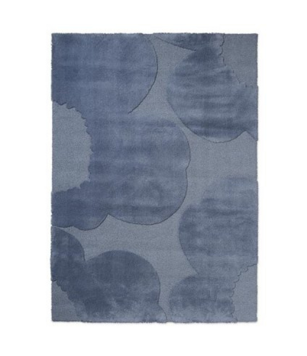 Marimekko Marimekko Iso Unikko Wol Vloerkleed dusty blue, tufted