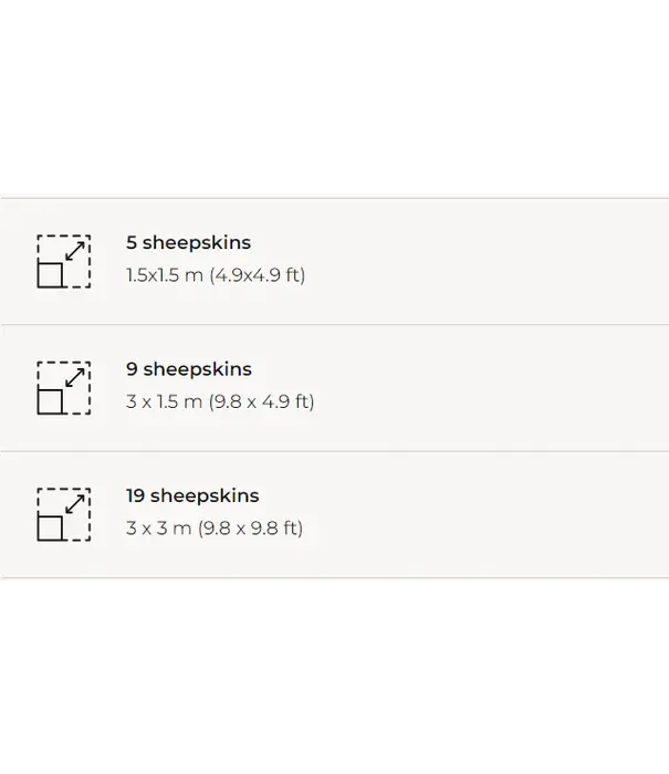 Cuero IJslandse Schapenvacht / Multi