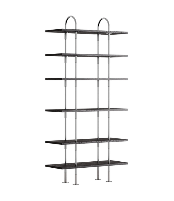 Gubi  Gubi Keen 96 Shelving Unit stainless steel,  6 shelves