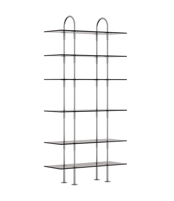 Gubi  Gubi Keen 96 Shelving Unit stainless steel,  6 shelves