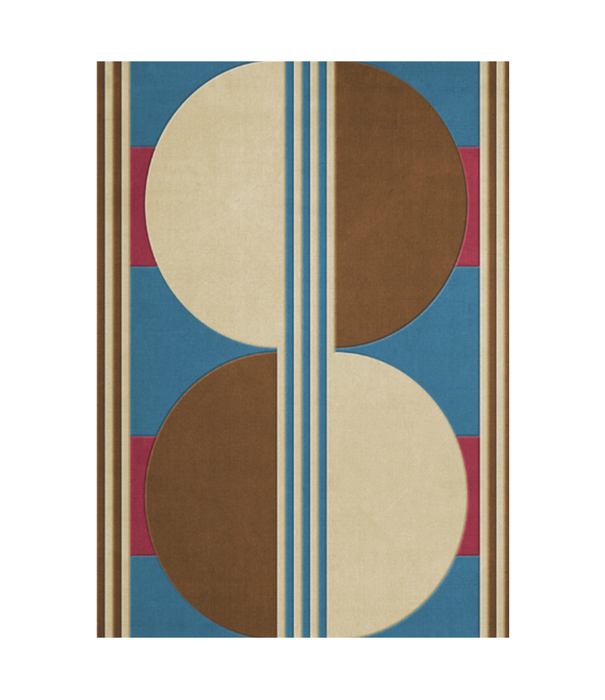 Layered  Layered Gio Wool Rug Coppa Canella