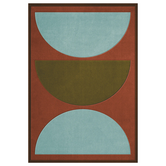 Layered Gio Wool Rug Coppa Canella