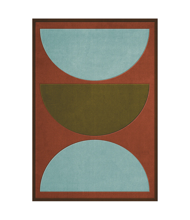 Layered  Layered Gio Wool Rug Coppa Canella