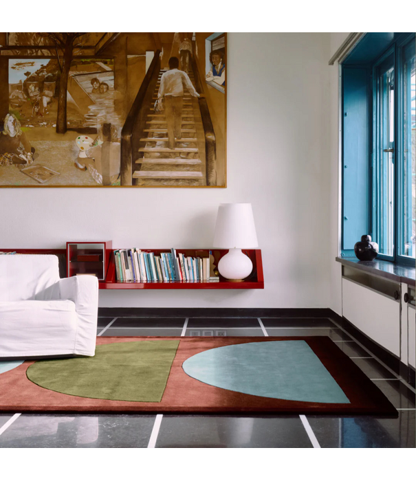 Layered  Layered Gio Wool Rug Doppio Rossa