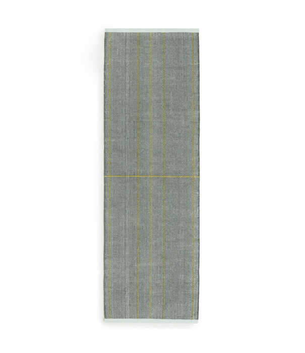 Normann Copenhagen   Seam hand-woven wool rug - Blue Tones