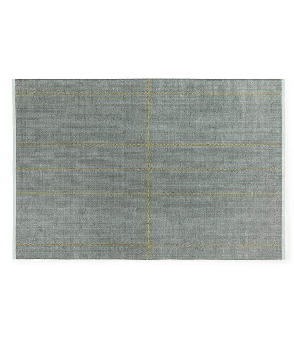 Normann Copenhagen  Normann Copenhagen Seam hand-woven wool rug - Blue Tones