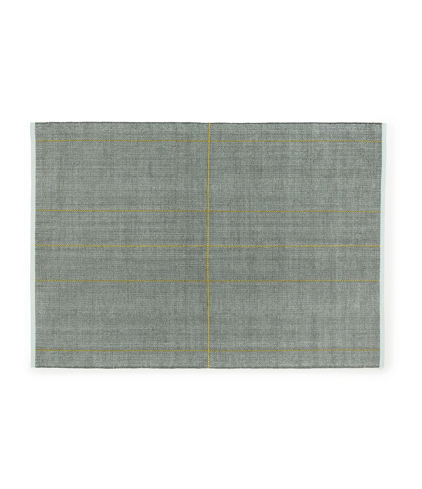 Normann Copenhagen  Normann Copenhagen Seam hand-woven wool rug - Blue Tones