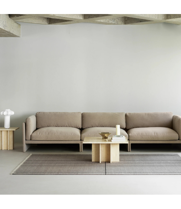 Normann Copenhagen  Normann Copenhagen Seam Wol Vloerkleed blue tones