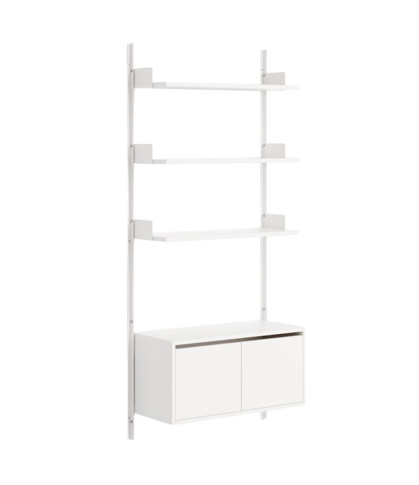 New Works  New Works Shelf Collection, Wall Shelf 1900  Low Cabinets with doors