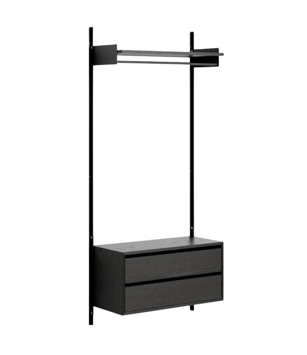 New Works  New Works Shelf Collection, Wardrobe Shelf Cabinet with drawers