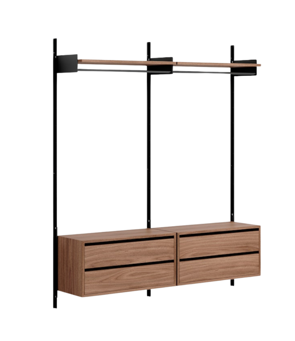 New Works  New Works Shelf Collection, Wardrobe Shelf Cabinets with drawers