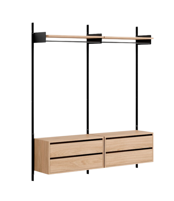 New Works  New Works Shelf Collection, Wardrobe Shelf Cabinets with drawers